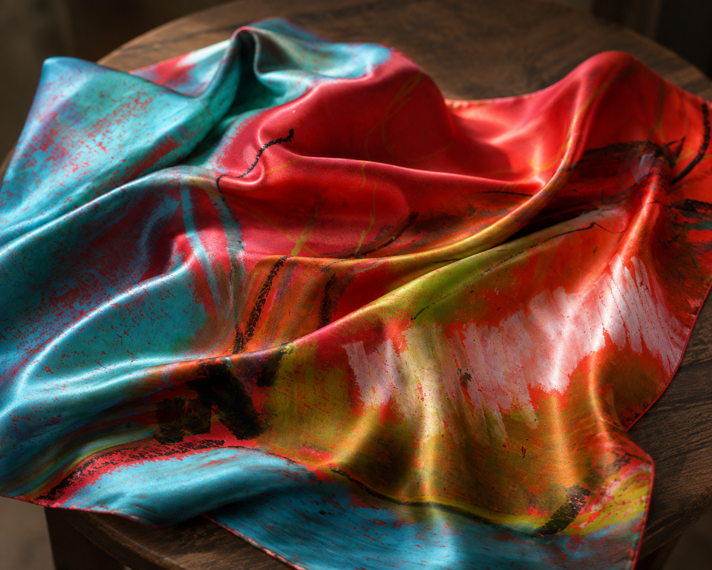 Pré-commande de foulard "botanical energies" - germination 01-02  — photo 2