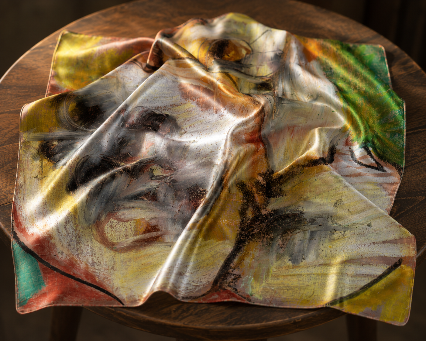 Pré-commande de foulard "botanical energies" - germination 01-01 — photo 3